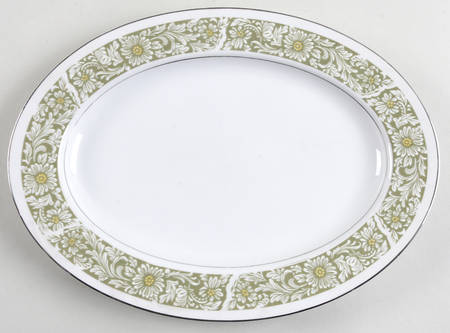 Springtime 12" Oval Serving Platter