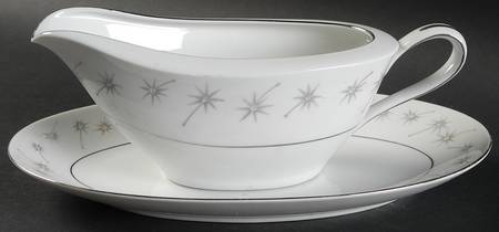 Starlight Gravy Boat & Underplate/Relish