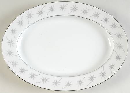 Starlight 12" Oval Serving Platter by Royal M-Mita