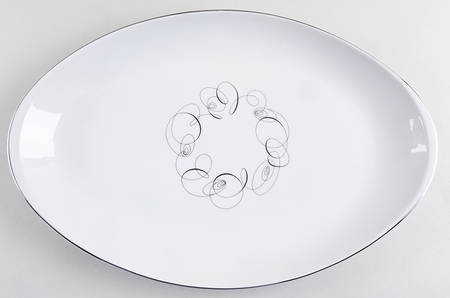 Whirl (Meito) 16" Oval Serving Platter