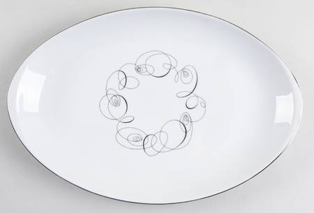 Whirl (Meito) 12" Oval Serving Platter