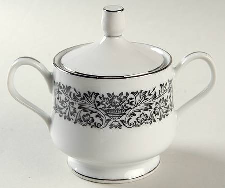 Midnight Lace Sugar Bowl & Lid