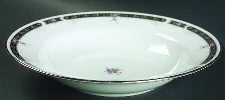 Midnight Mood Large Rim Soup Bowl
