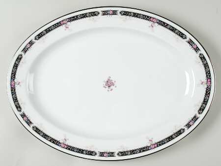 Midnight Mood 16" Oval Serving Platter