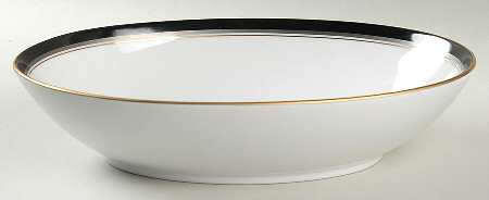 Nocturne 10" Oval Vegetable Bowl