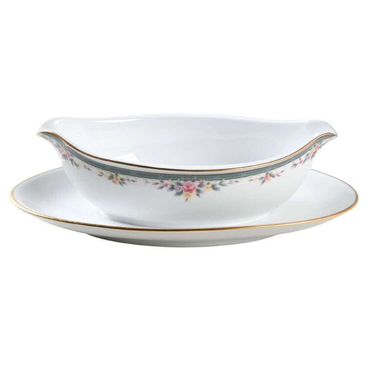 Ovation Gravy Boat with Attached Underplate