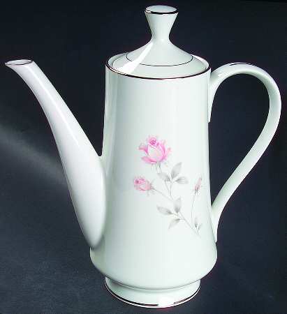 Rose Crest Coffee Pot & Lid