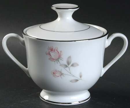 Rose Crest Sugar Bowl & Lid