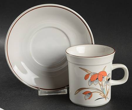 Shogun Flat Cup & Saucer Set