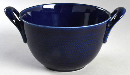 Blue Fire Round Vegetable No Lid
