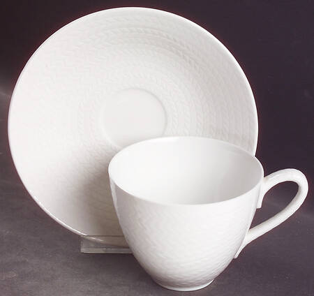 Blue Fire Flat Cup & Saucer Set