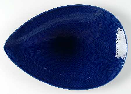 Blue Fire 16" Oval Serving Platter