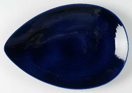 Blue Fire 15" Oval Serving Platter
