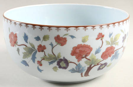 Eden (Brown Trim) Round Vegetable No Lid