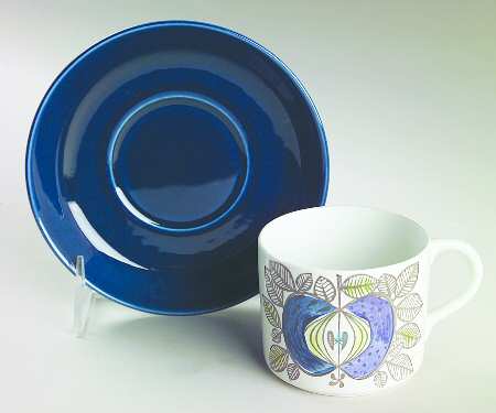 Eden (No Trim) Flat Cup & Saucer Set
