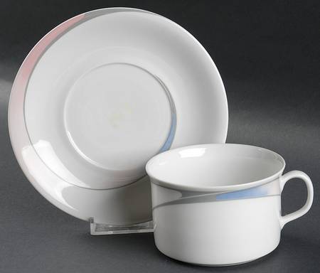 Galaxy Flat Cup & Saucer Set