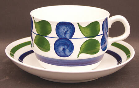 Irene Flat Cup & Saucer Set
