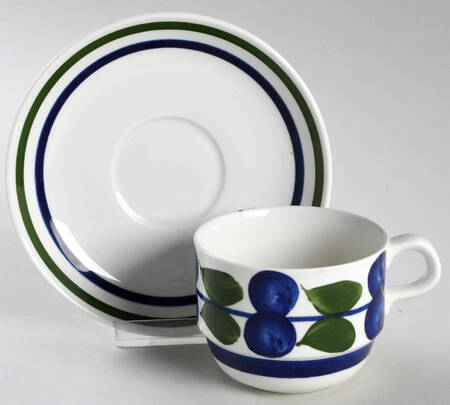 Irene Flat Cup & Saucer Set