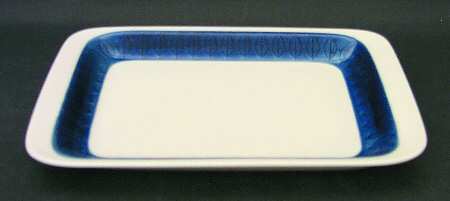 Koka Blue 11" Rectangular Serving Platter