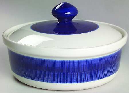 Koka Blue 1.5 Qt Round Covered Casserole