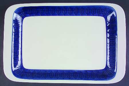 Koka Blue 16" Rectangular Serving Platter