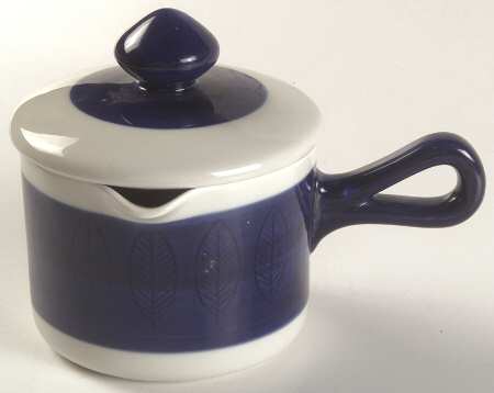 Koka Blue Gravy Boat & Lid