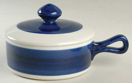 Koka Blue 1 Qt Round Covered Casserole