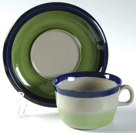 Lotta Flat Cup & Saucer Set