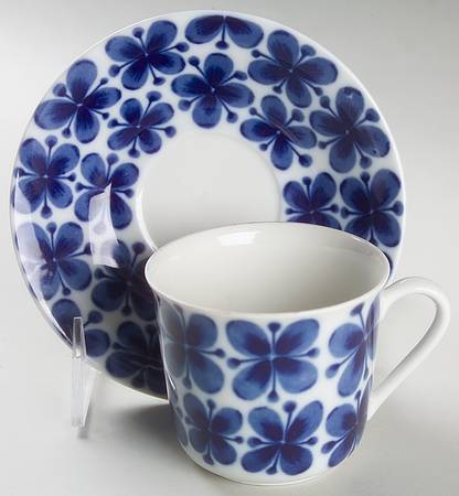 Mon Amie Flat Cup & Saucer Set