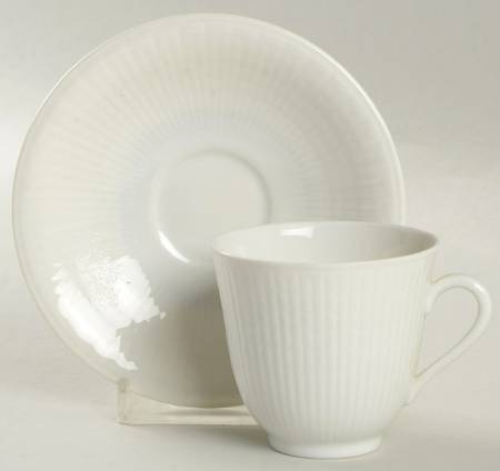 National Service Flat Demitasse Cup & Saucer Set
