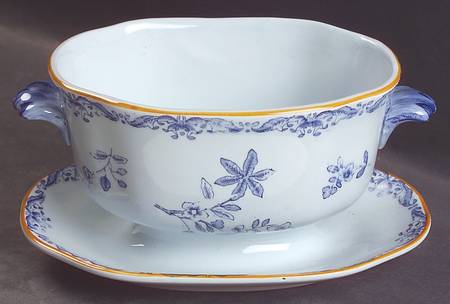 Ostindia Sauce Boat with Attached Underplate