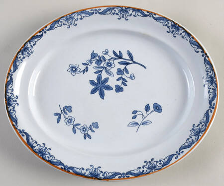 Ostindia 9" Oval Serving Platter