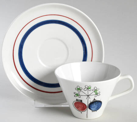 Pomona Flat Cup & Saucer Set