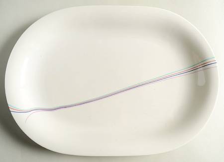 Rainbow 14" Oval Serving Platter