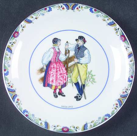 Swedish National Costumes Bread & Butter Plate