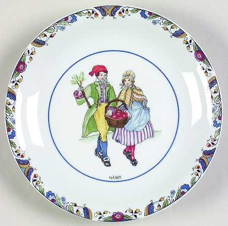 Swedish National Costumes Bread & Butter Plate