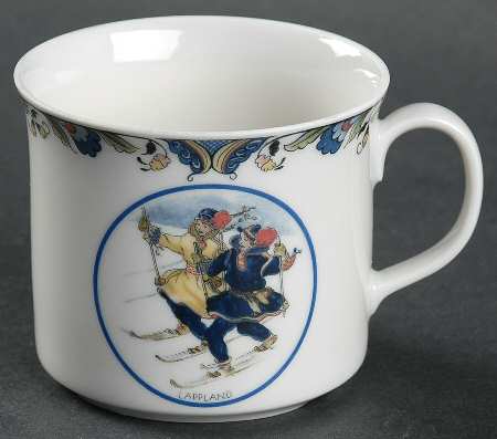 Swedish National Costumes Flat Cup