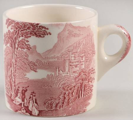 Jenny Lind Pink (Off White Background) Mug