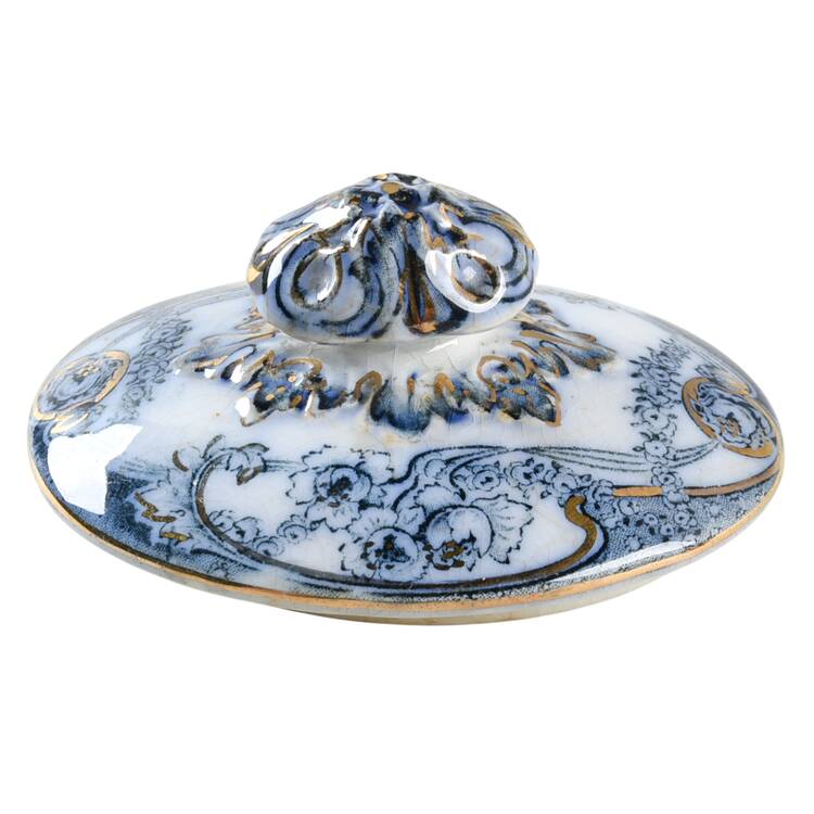 Renown Blue Lid for Sugar Bowl