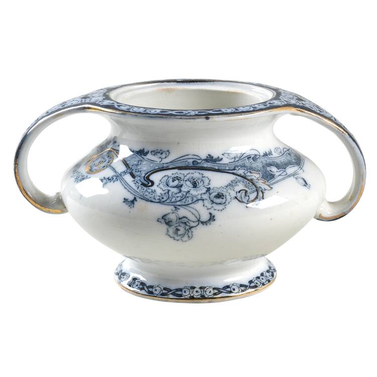 Renown Blue Sugar Bowl No Lid
