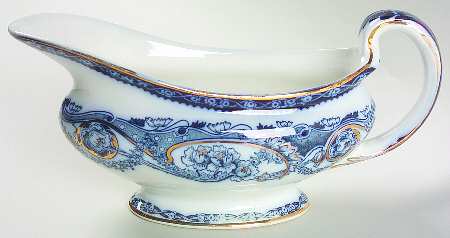Renown Blue Gravy Boat No Lid