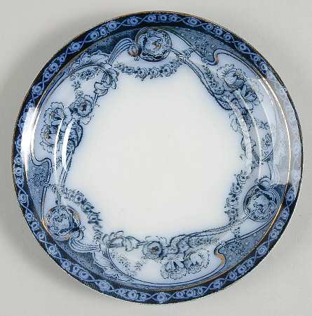 Renown Blue Bread & Butter Plate