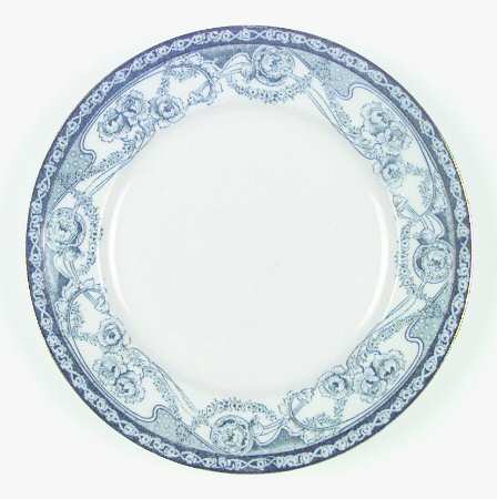 Renown Blue and Green Luncheon Plate