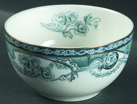 Renown Blue and Green Cranberry Bowl