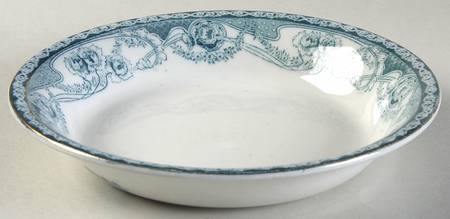 Renown Blue and Green Coupe Soup Bowl