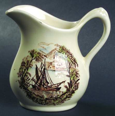 Safe Harbour Brown Multicolor Mini Creamer