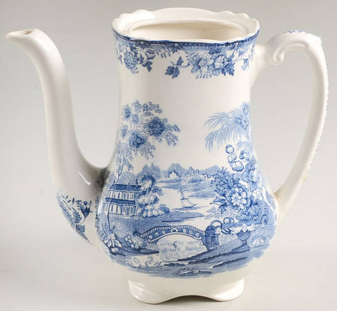 Tonquin Blue Coffee Pot No Lid