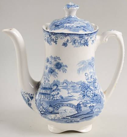 Tonquin Blue Coffee Pot & Lid