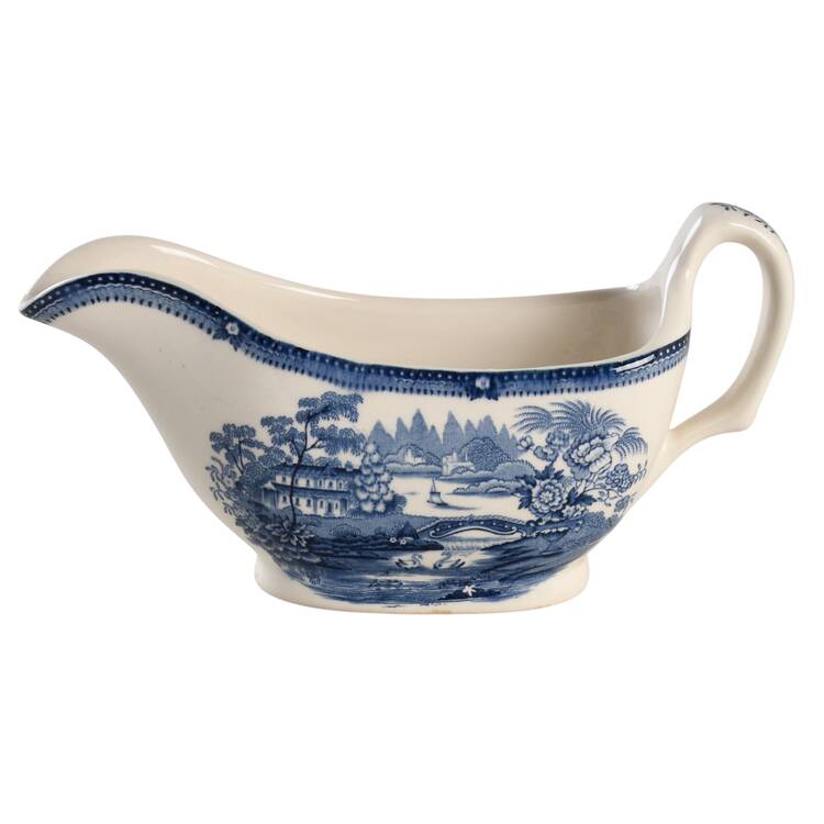 Tonquin Blue Gravy Boat