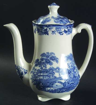 Tonquin Blue Coffee Pot & Lid